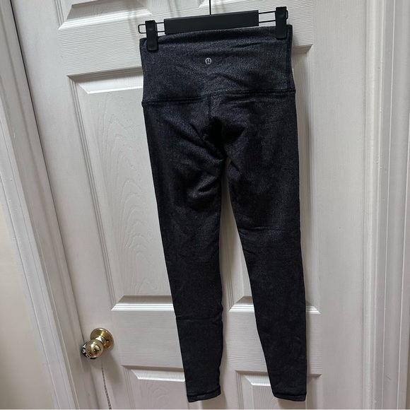 Lulu Wunderunder Herringbone Yoga Pants - Picture 3 of 4